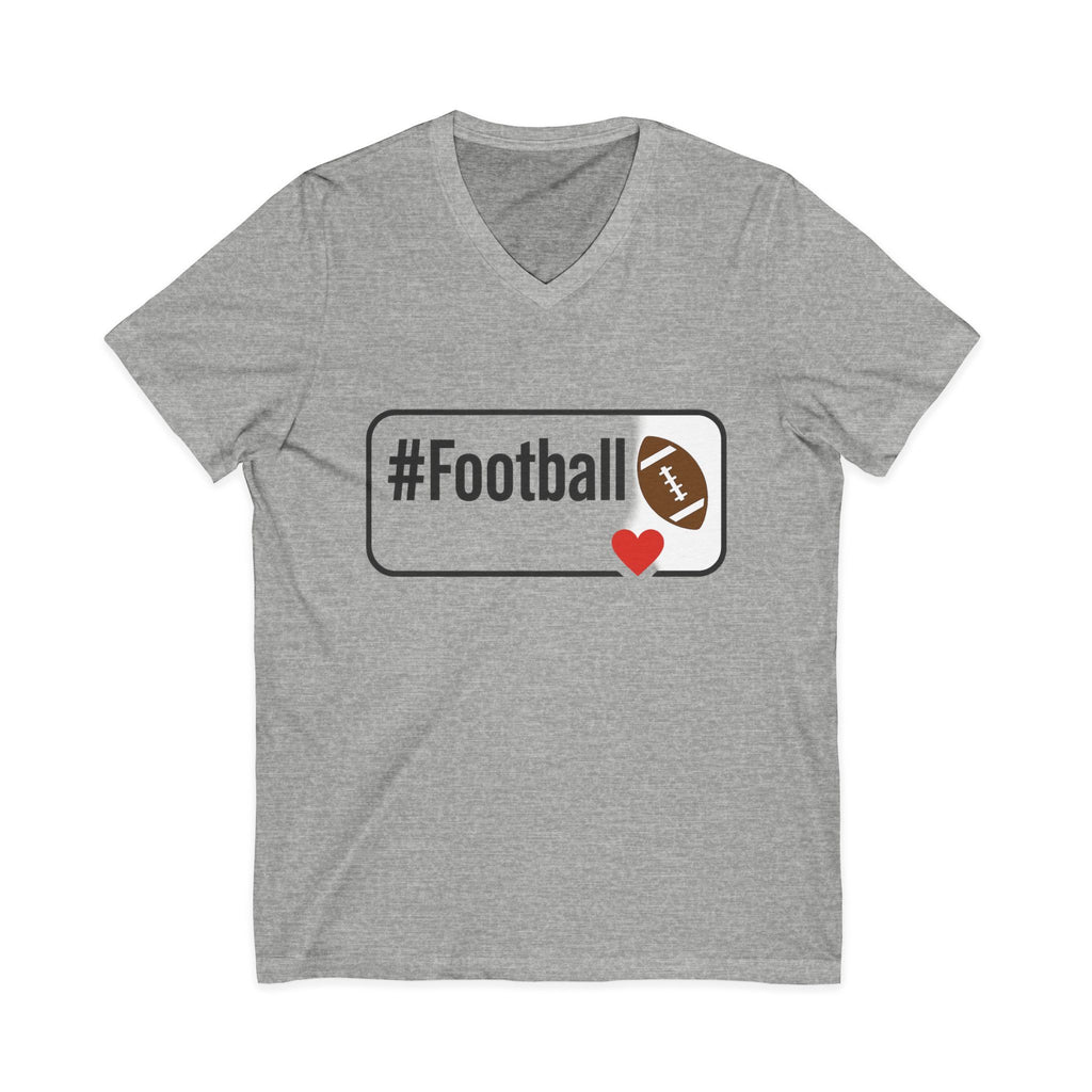 Football Love V-Neck Tee