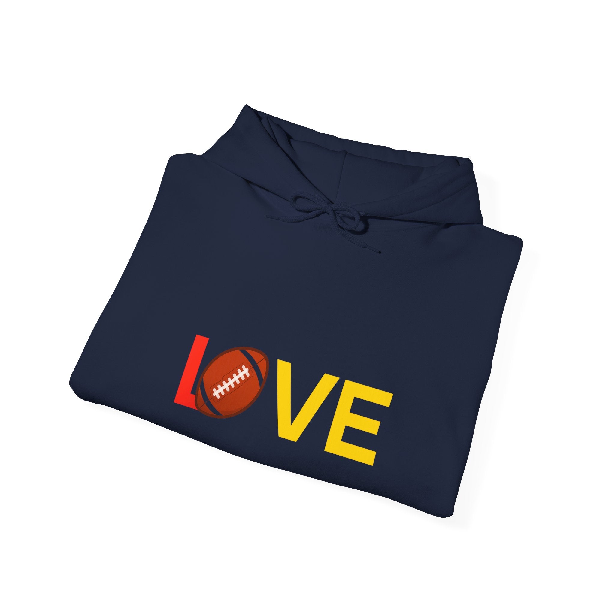 Football Love Hoodie - Heavy Blend