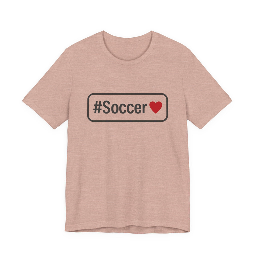 #Soccer Love Unisex Tee – Perfect for Fans