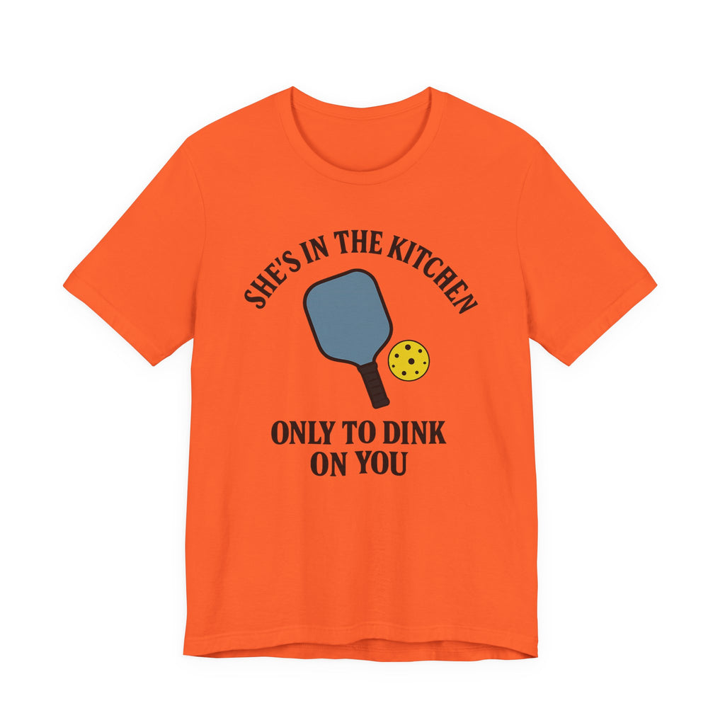 She's In The Kitchen Pickleball Unisex Tee