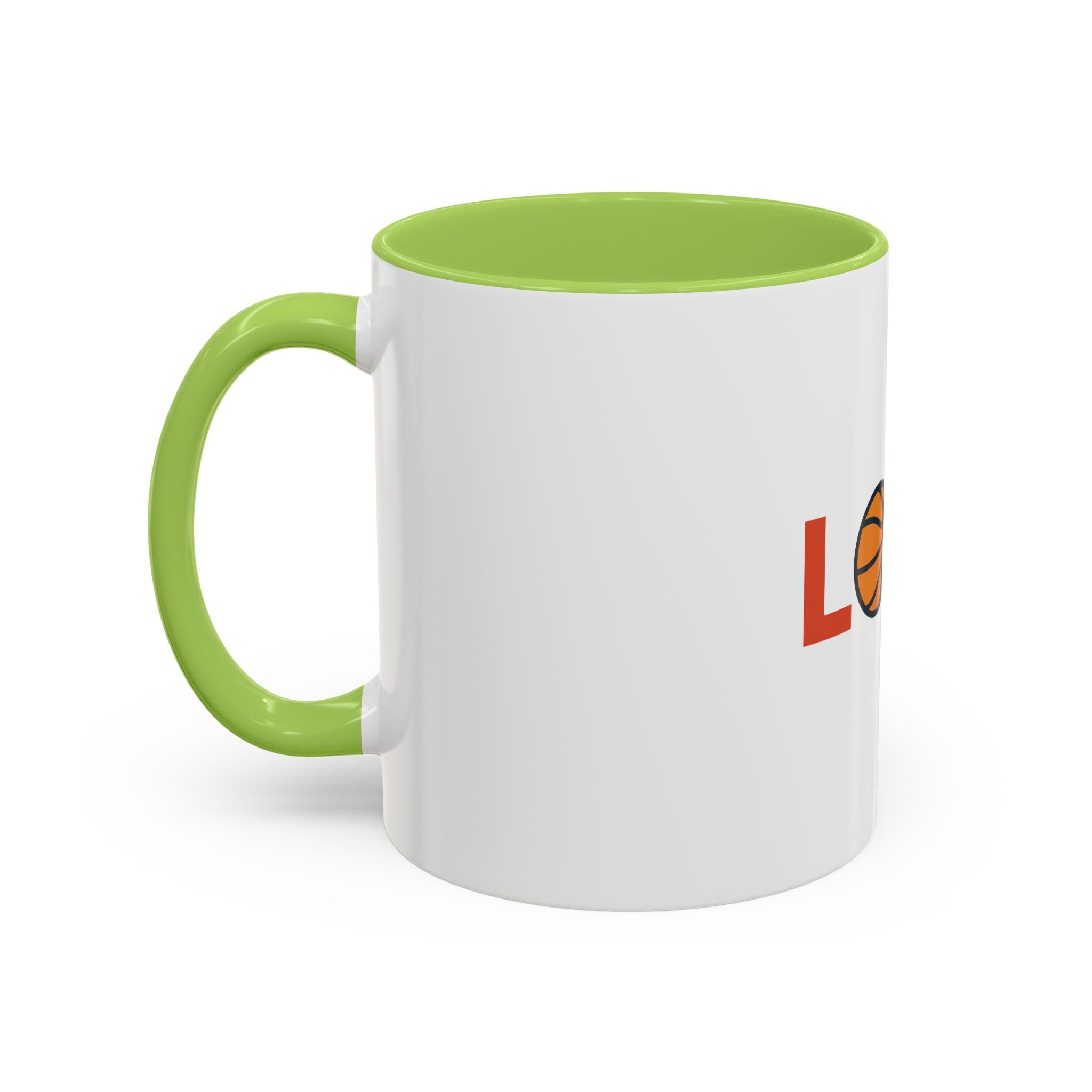 Basketball Love Accent Coffee Mug