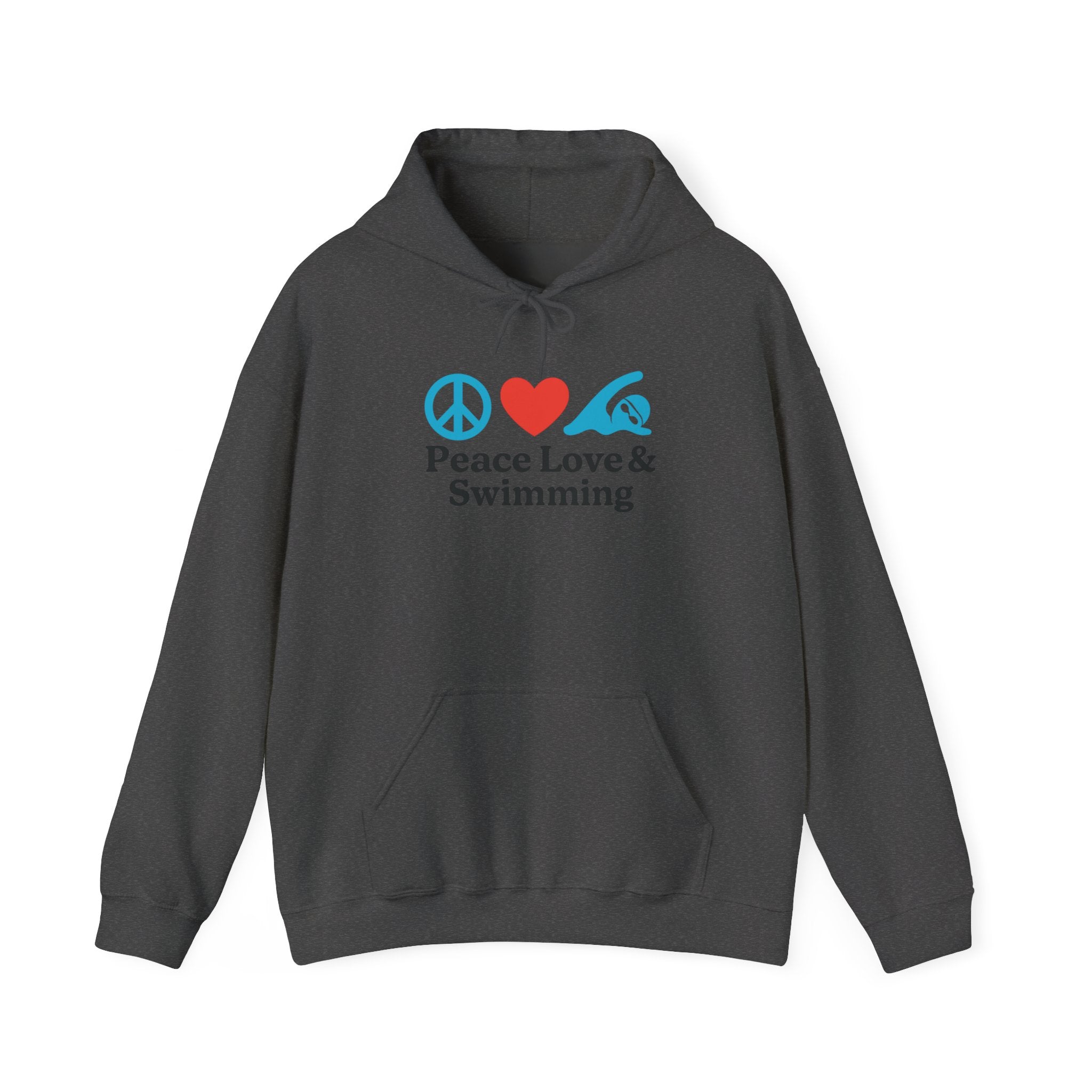 Peace Love & Swimming Hoodie