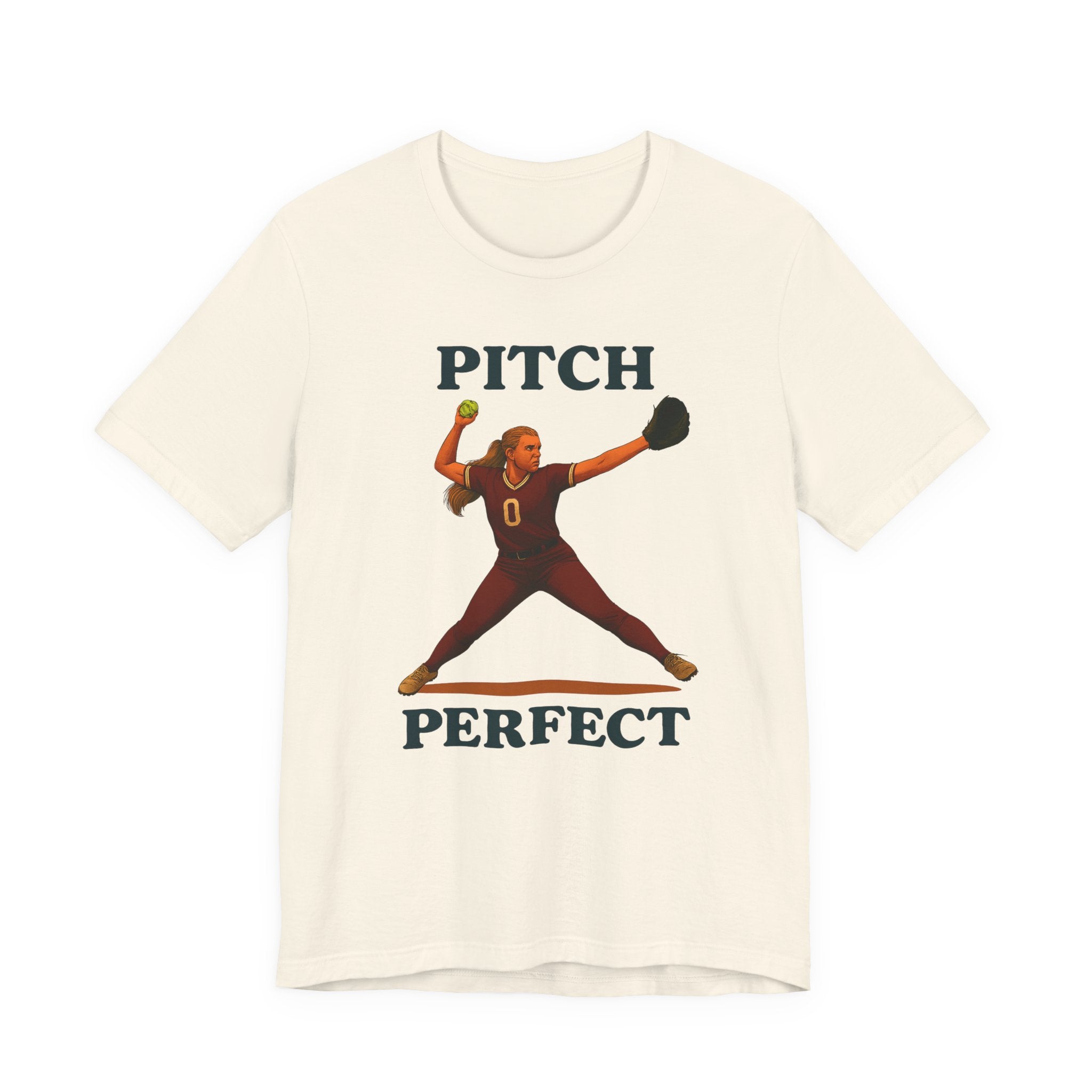 Pitch Perfect Softball Tee, Unisex Jersey T-Shirt