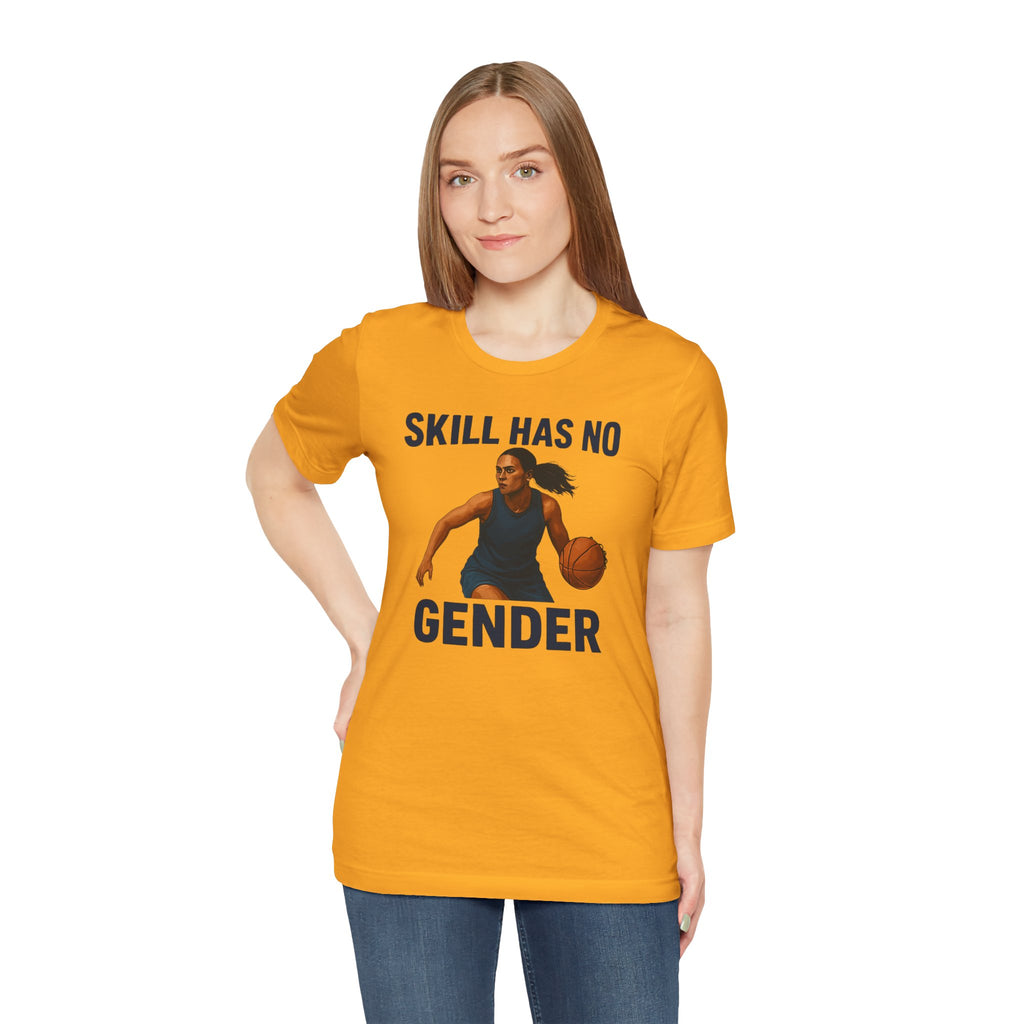 Empowering Basketball Tee - Skill Has No Gender