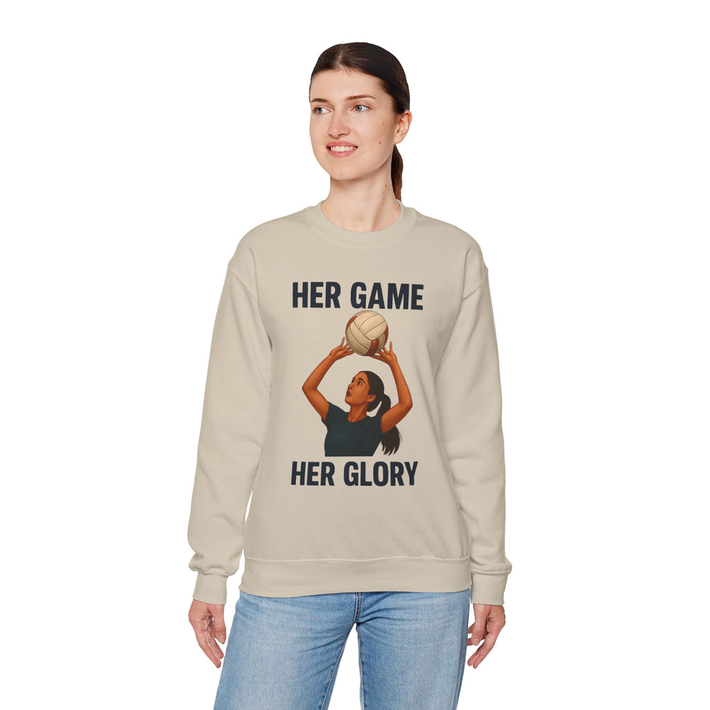 Her Game Crewneck Sweatshirt, Women's Sports Sweatshirt