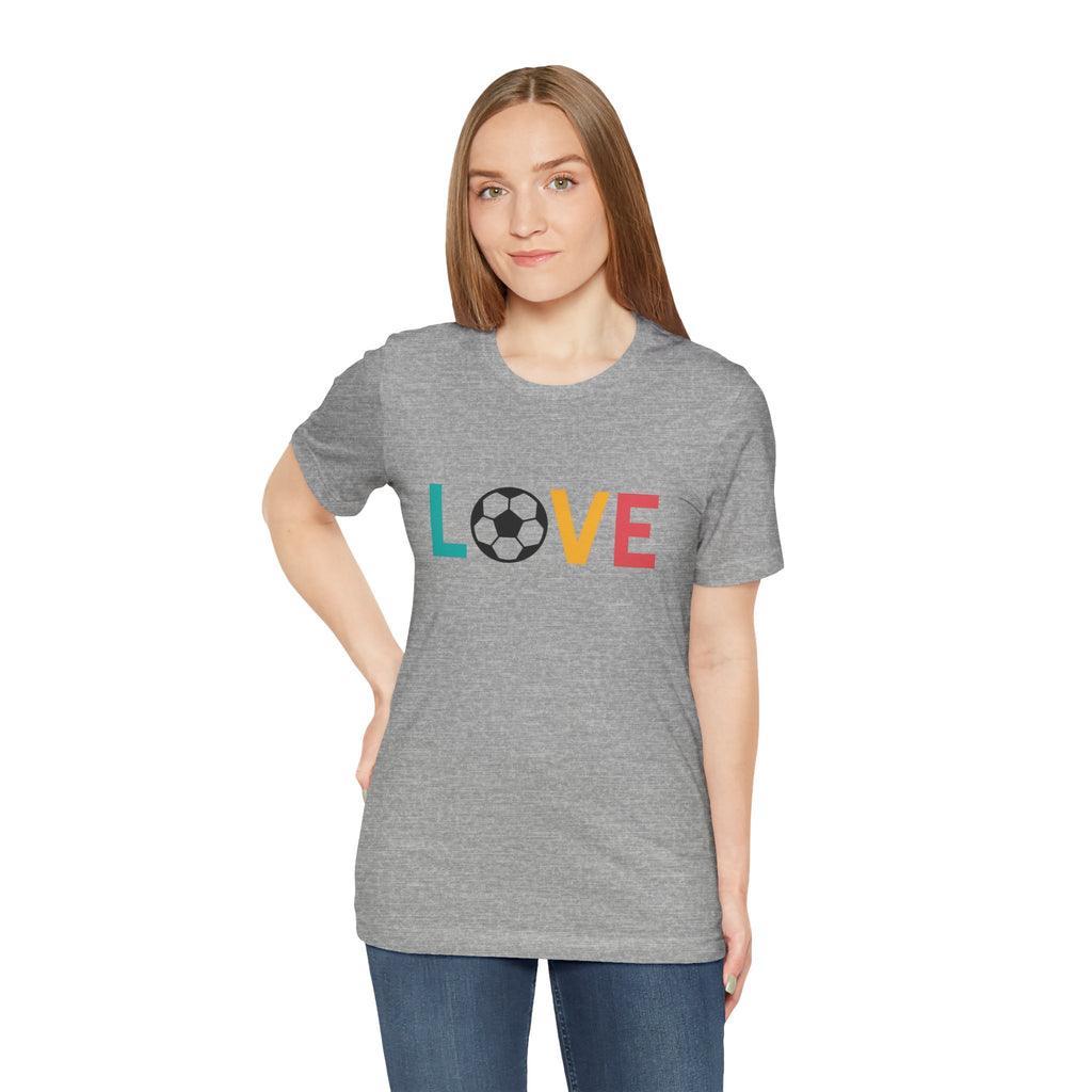 Love Soccer Unisex Tee, Sports Fan Shirt