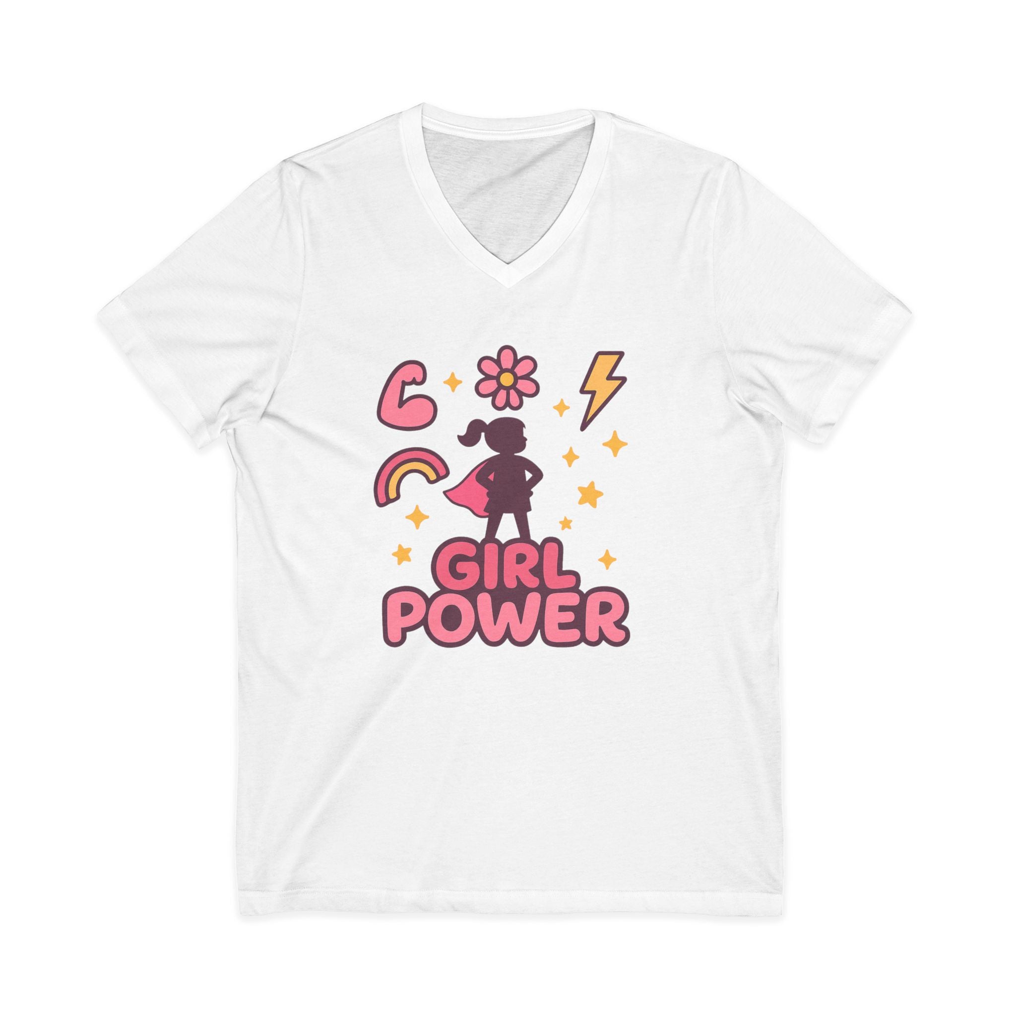 Girl Power V-Neck Tee