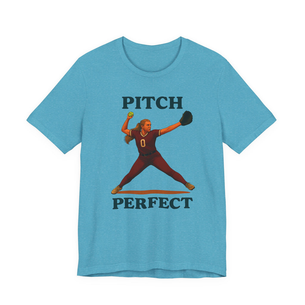 Pitch Perfect Softball Tee, Unisex Jersey T-Shirt