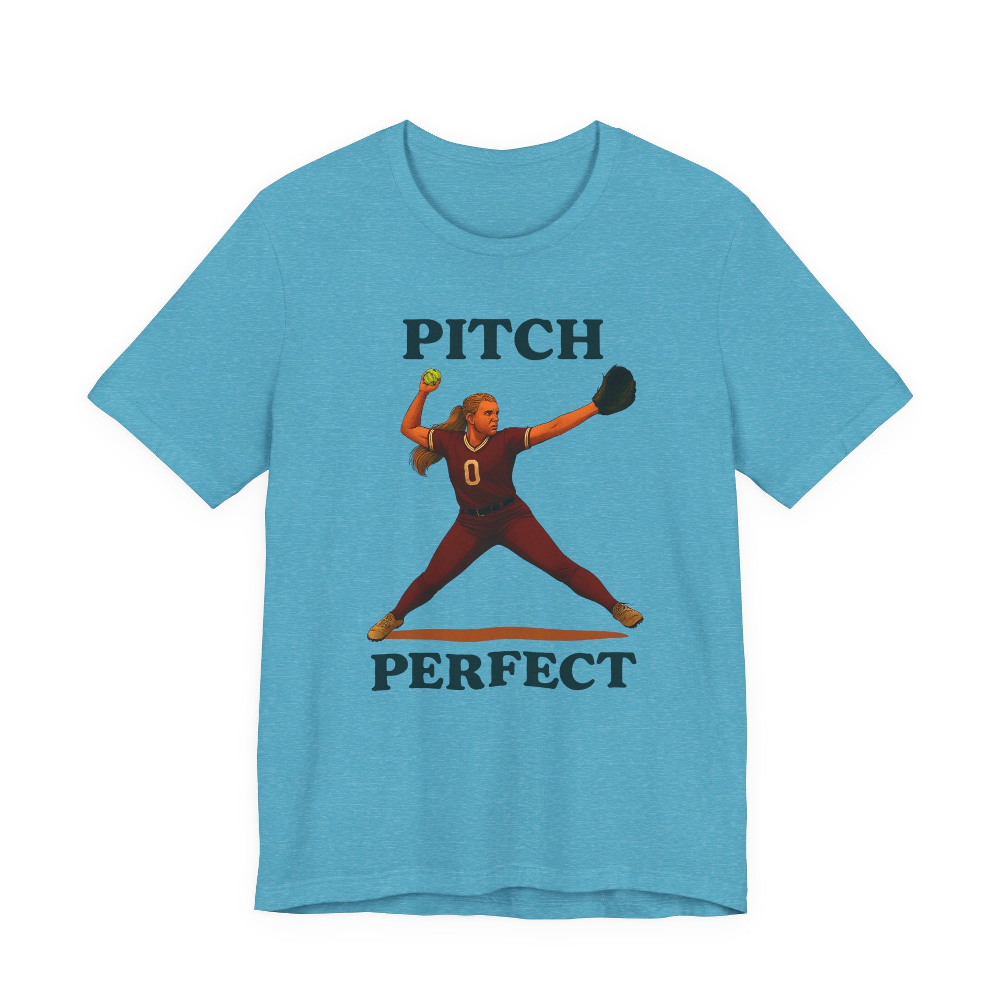 Pitch Perfect Softball Tee, Unisex Jersey T-Shirt