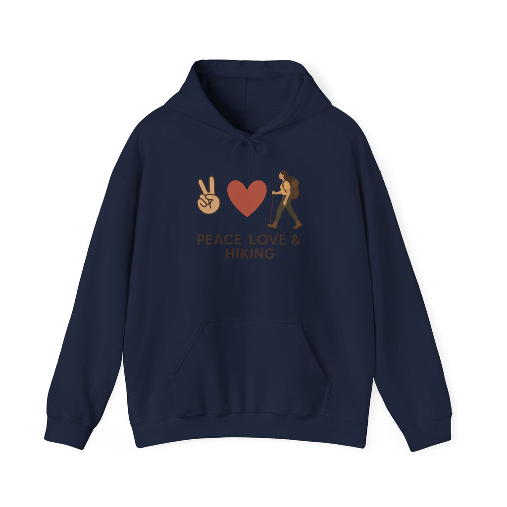 Peace, Love & Hiking Hoodie