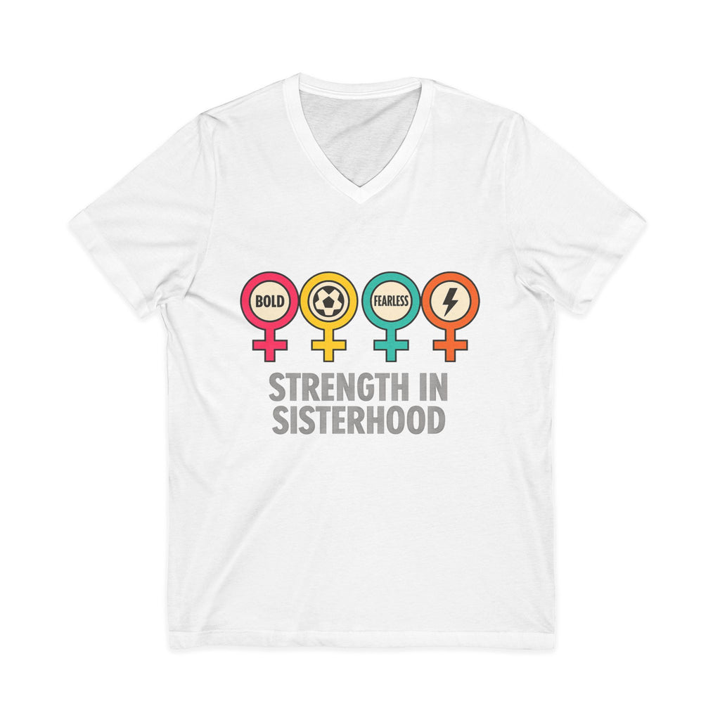 Empowerment V-Neck Tee: Strength in Sisterhood