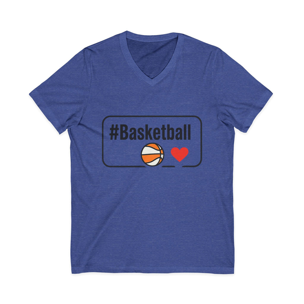 Basketball Love V-Neck Tee