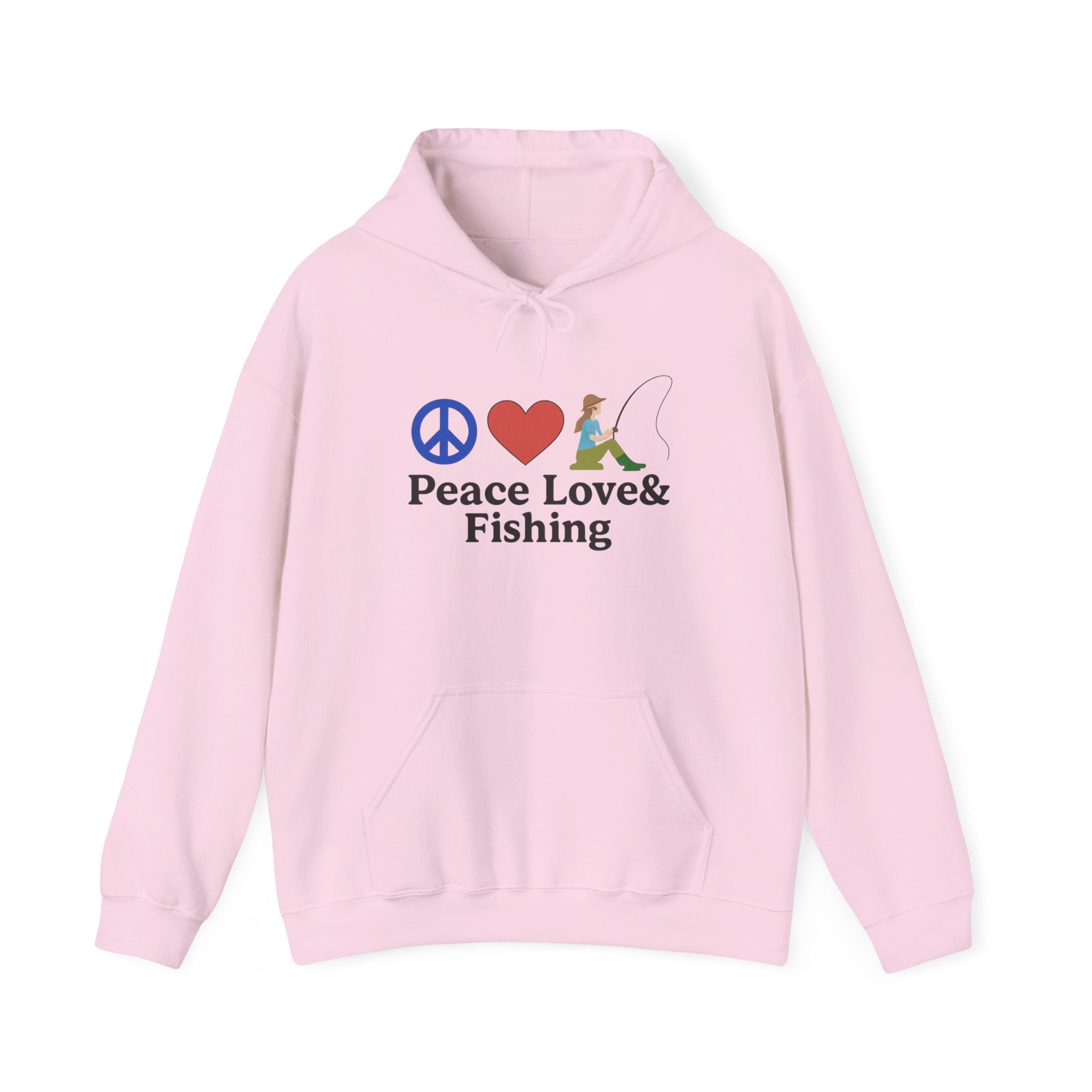 Peace Love & Fishing Hoodie