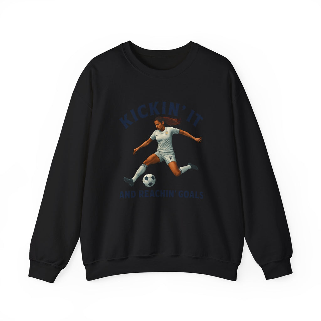 Kickin' It Crewneck Sweatshirt - Athletic Unisex Pullover