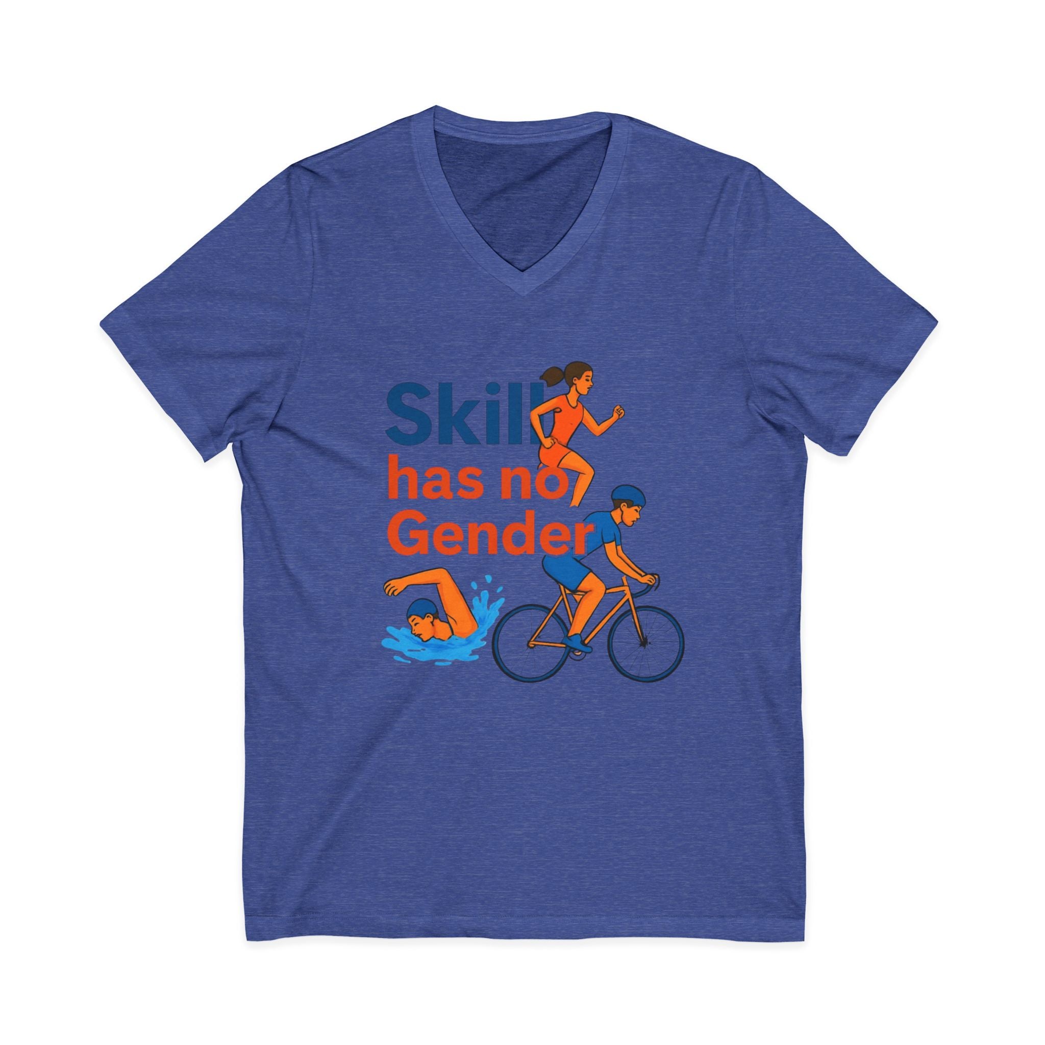 Skill Has No Gender V-Neck Tee