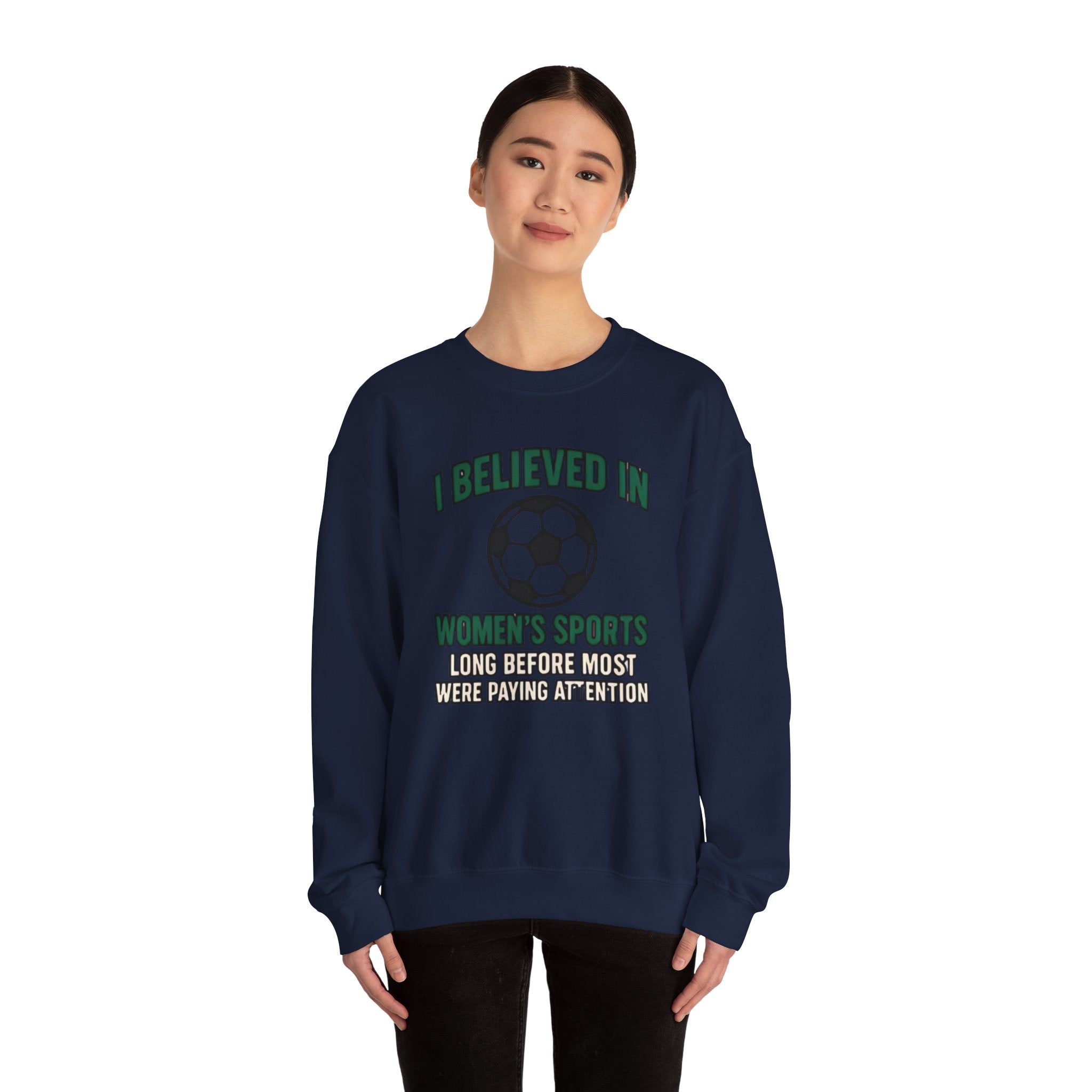 Empowering Women’s Sports Crewneck Sweatshirt