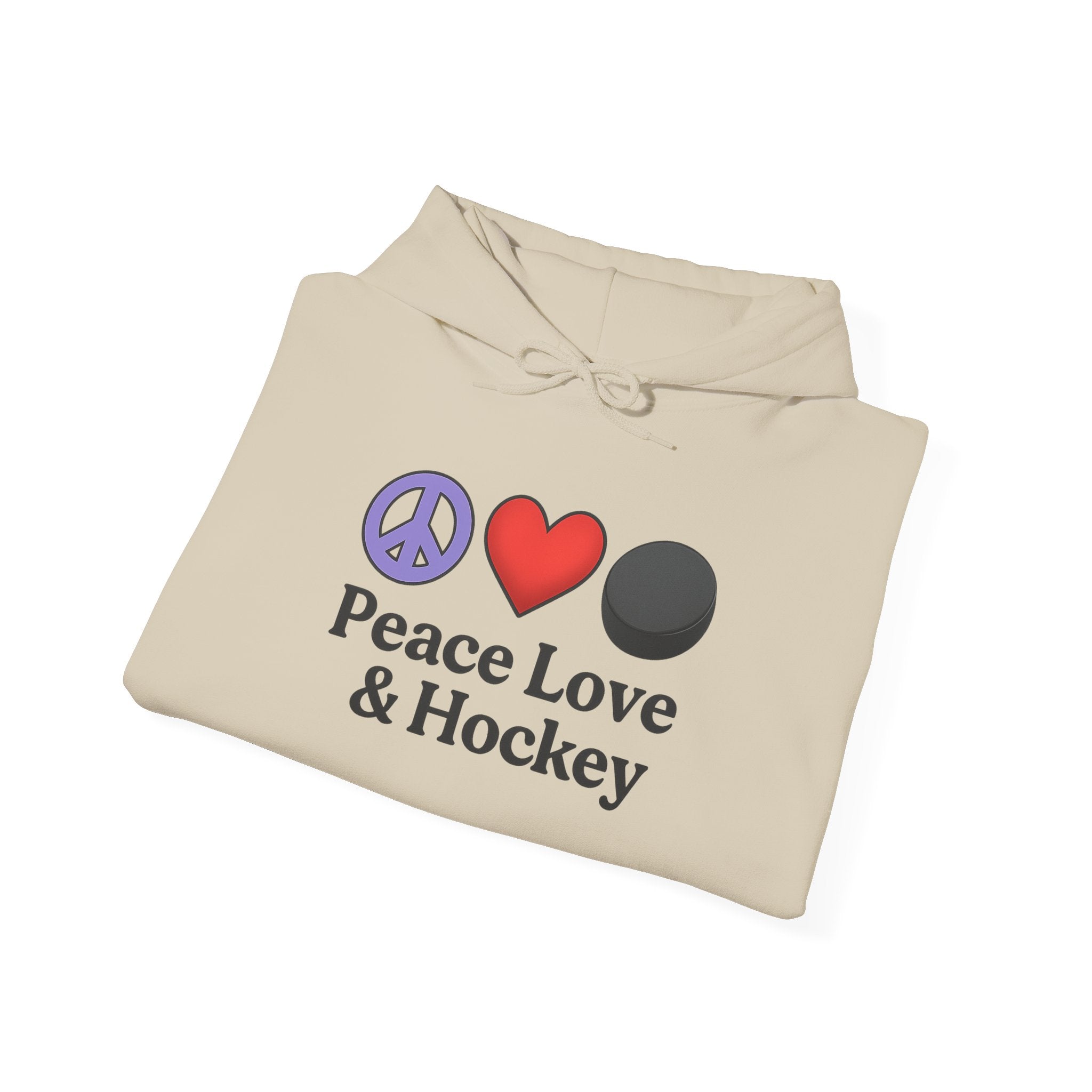 Peace Love & Hockey Hoodie