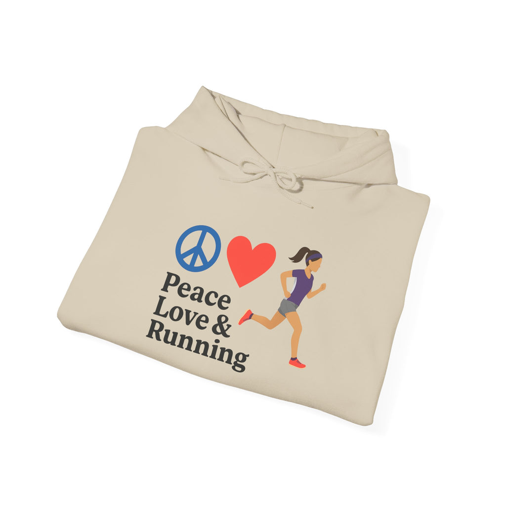 Peace, Love & Running Hoodie