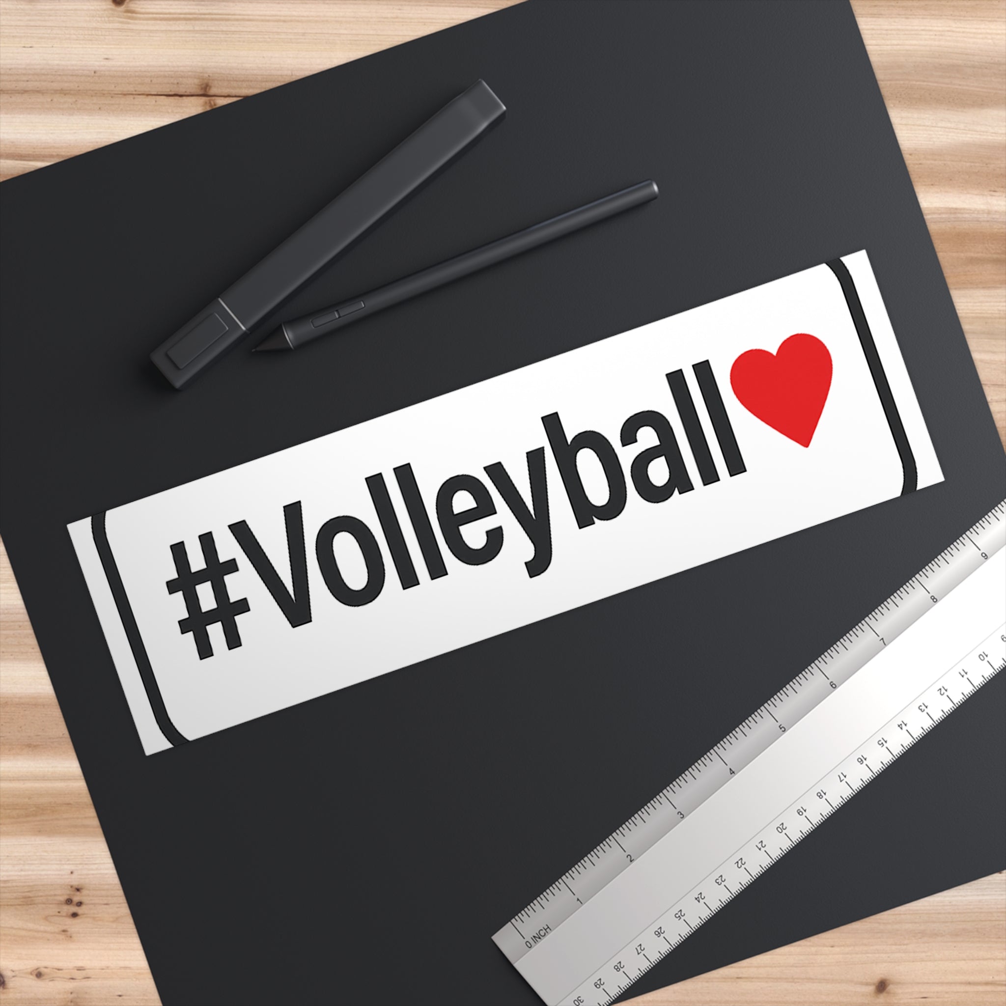 Volleyball Love Bumper Sticker