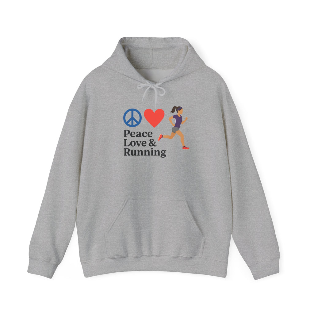 Peace, Love & Running Hoodie