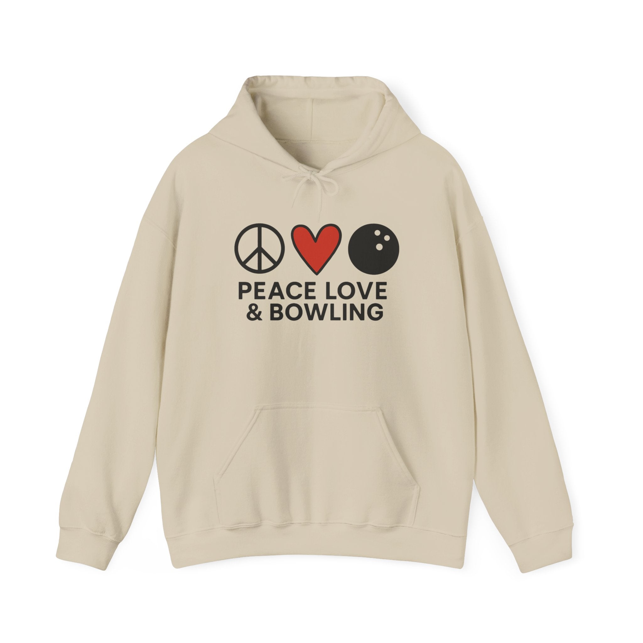 Peace Love & Bowling Hoodie