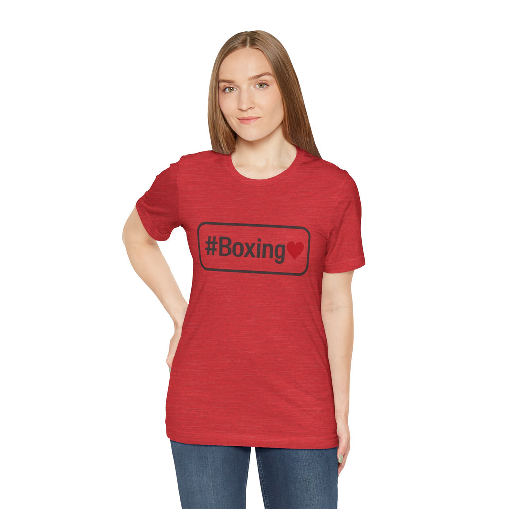 Boxing Heart Unisex Tee, Boxing Shirt