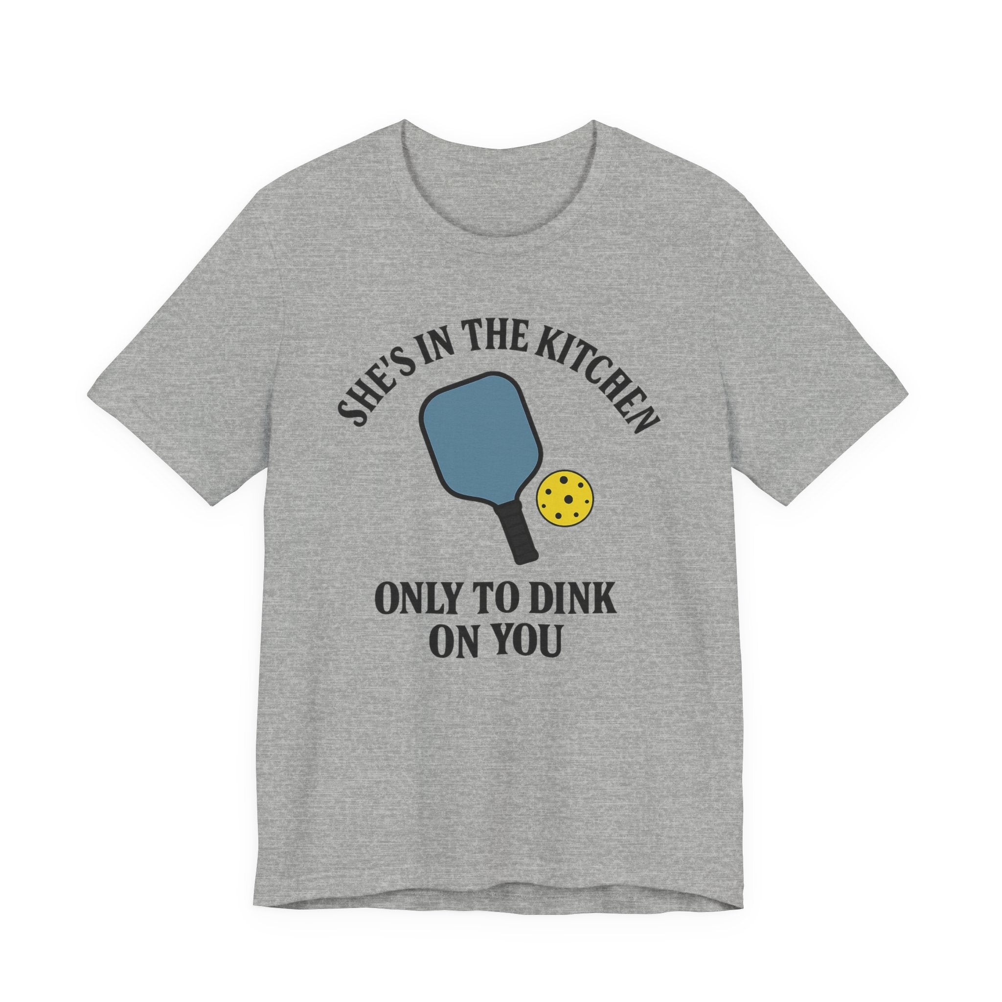 She's In The Kitchen Pickleball Unisex Tee