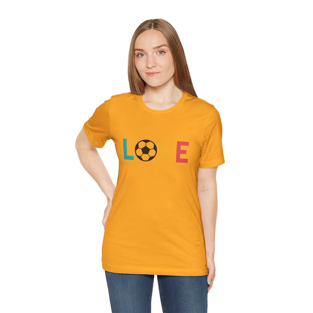 Love Soccer Unisex Tee, Sports Fan Shirt