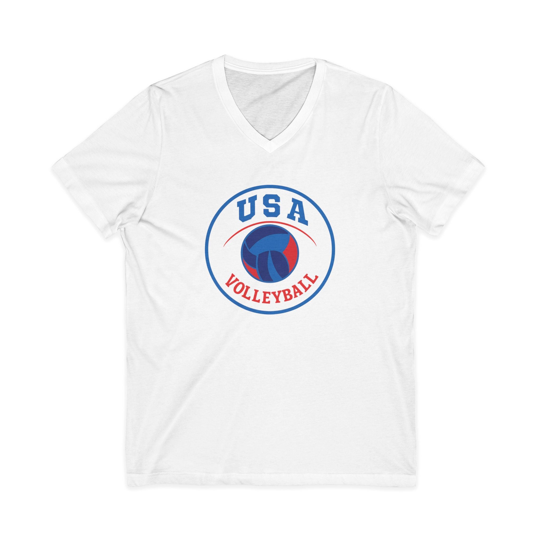 USA Volleyball V-Neck Tee