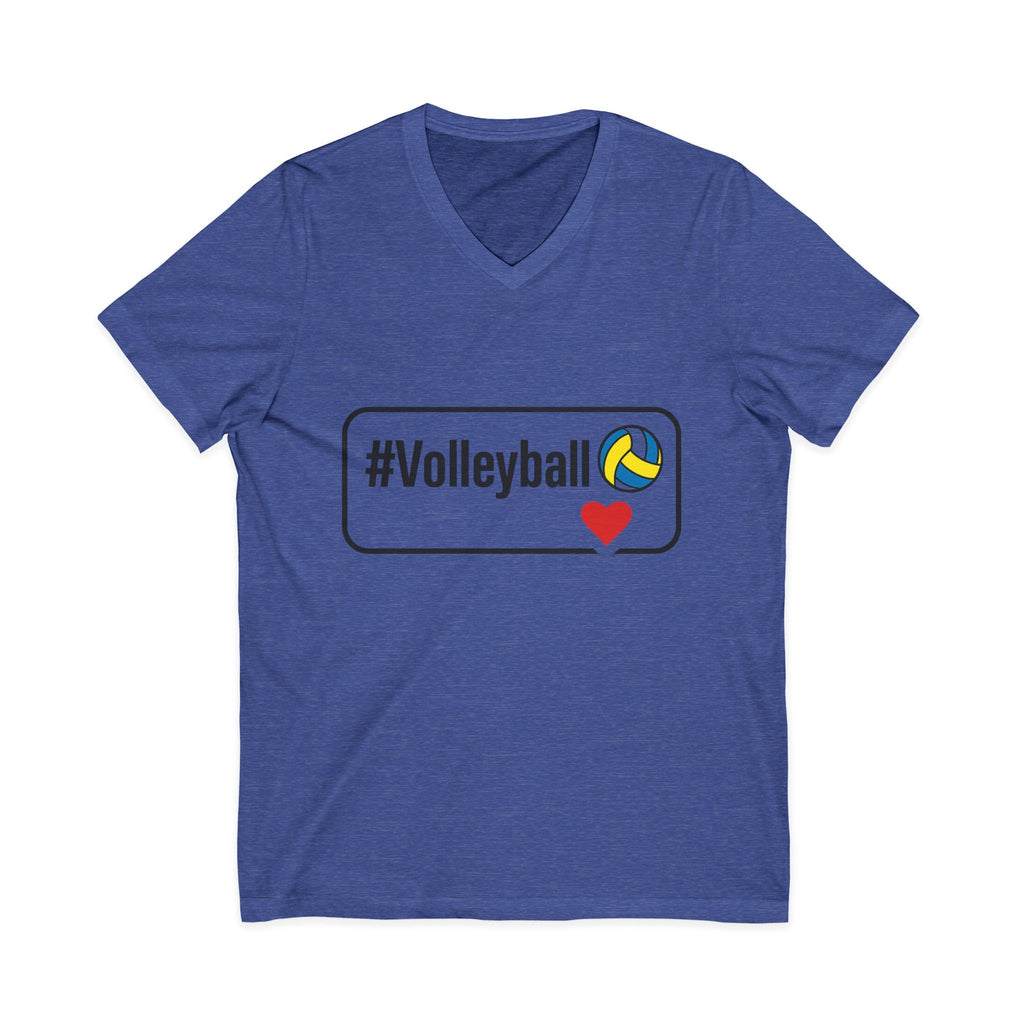 Unisex Volleyball V-Neck Tee - Love for the Game