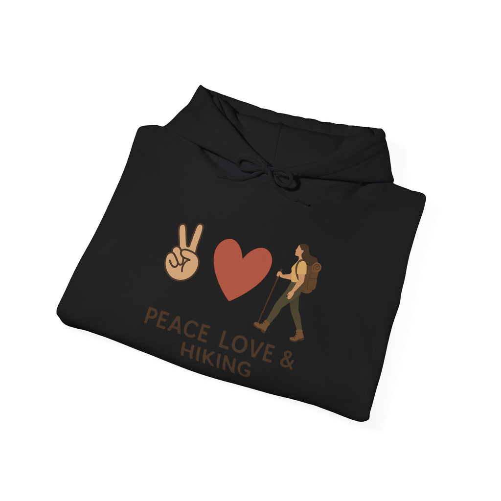 Peace, Love & Hiking Hoodie