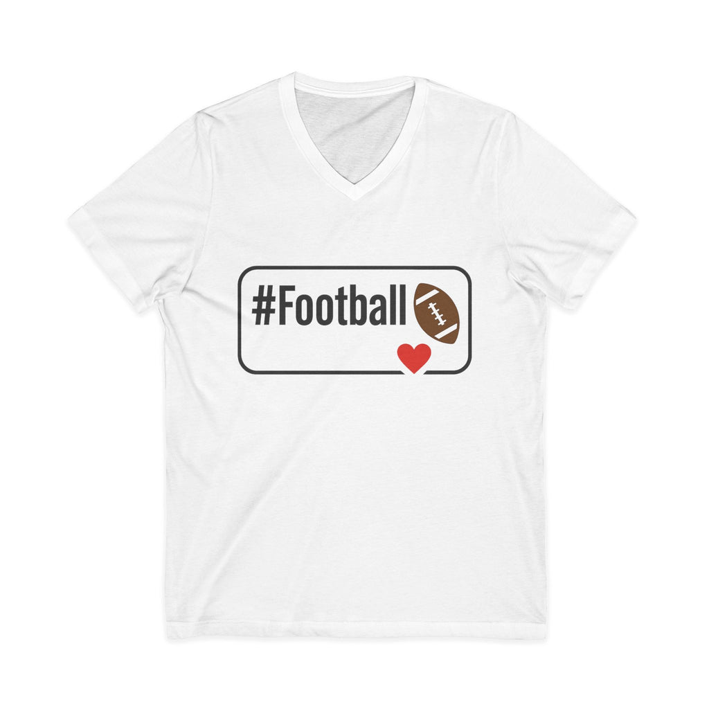 Football Love V-Neck Tee