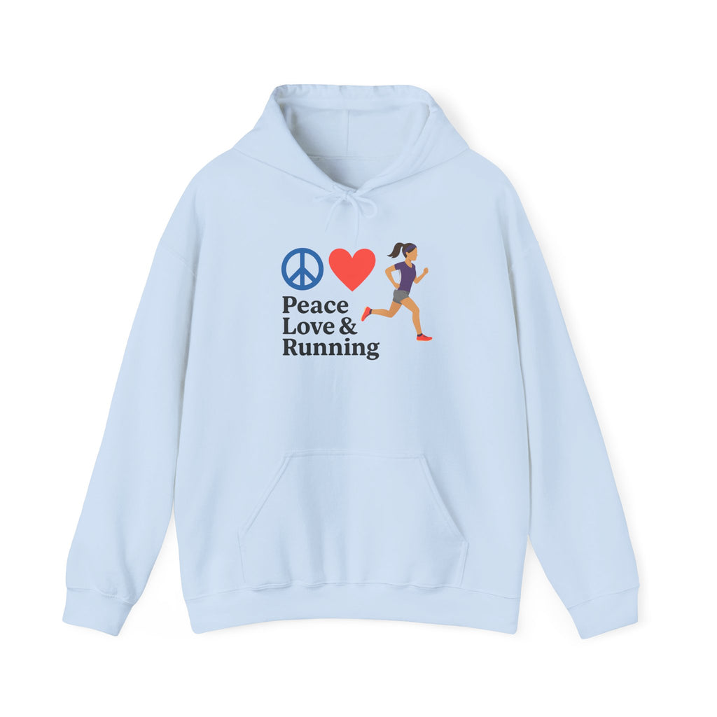 Peace, Love & Running Hoodie