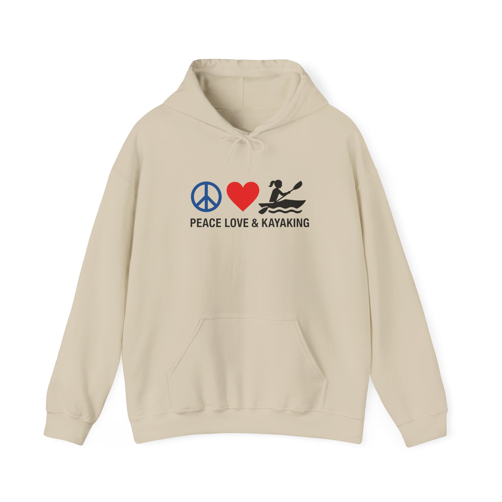 Peace Love & Kayaking Hoodie