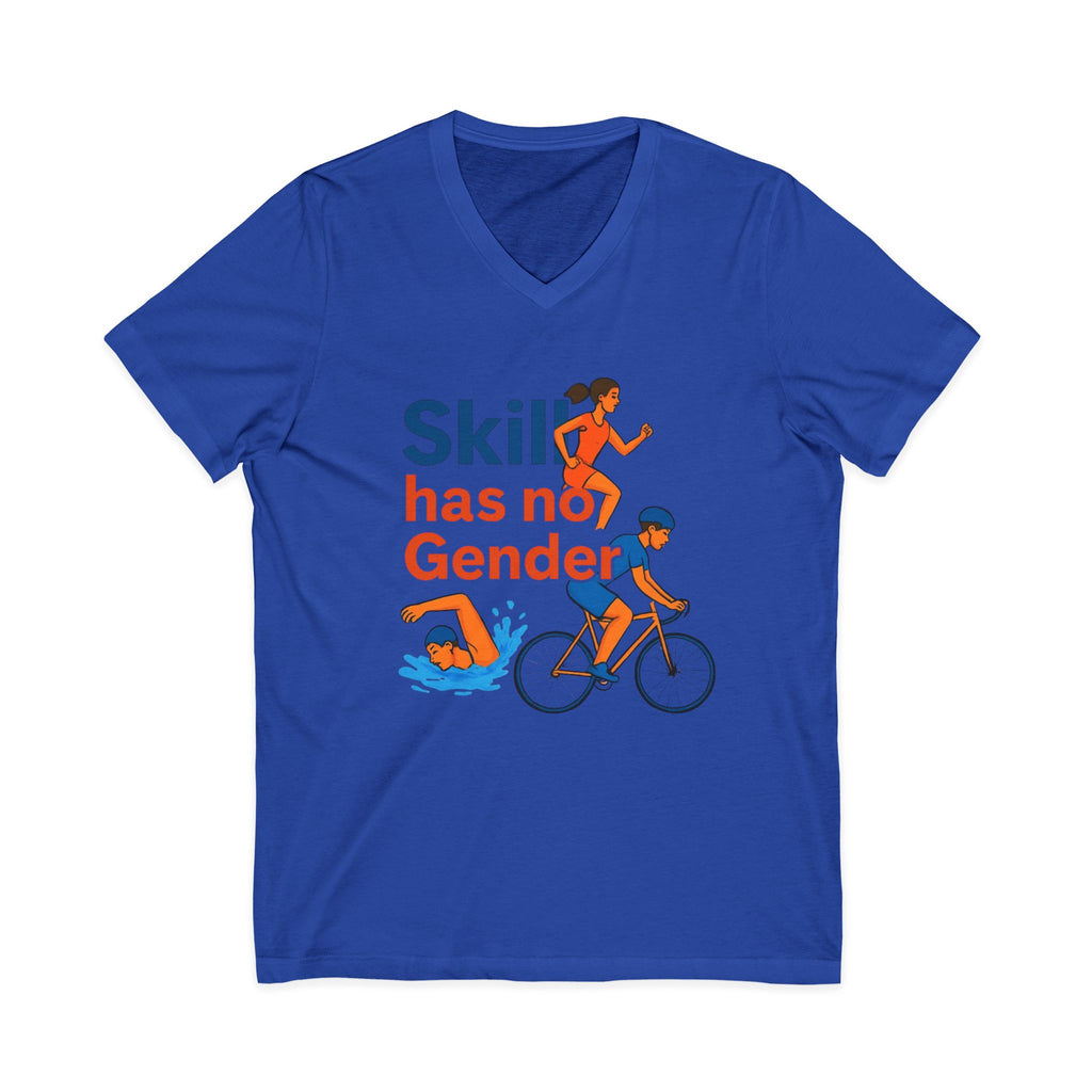 Skill Has No Gender V-Neck Tee