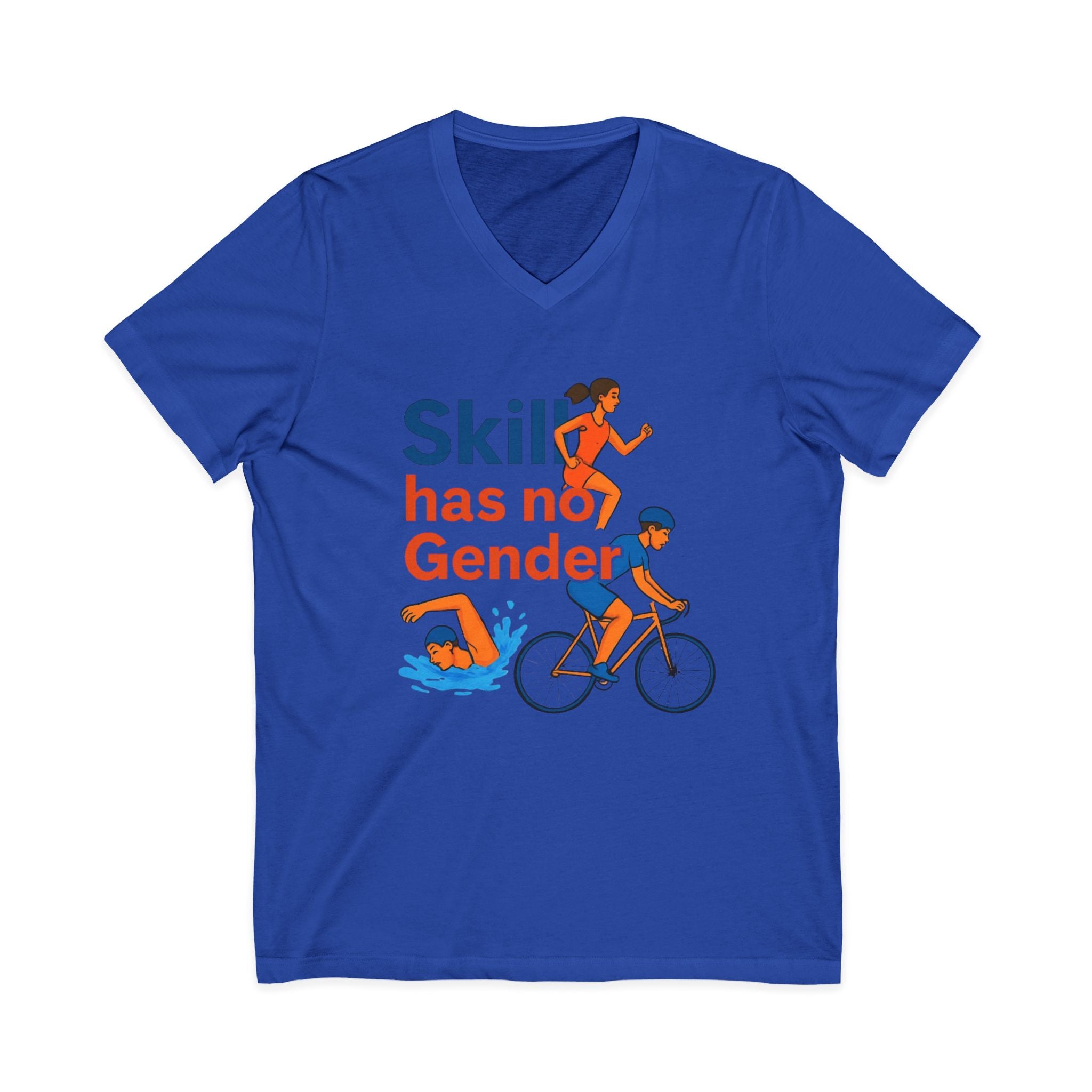 Skill Has No Gender V-Neck Tee