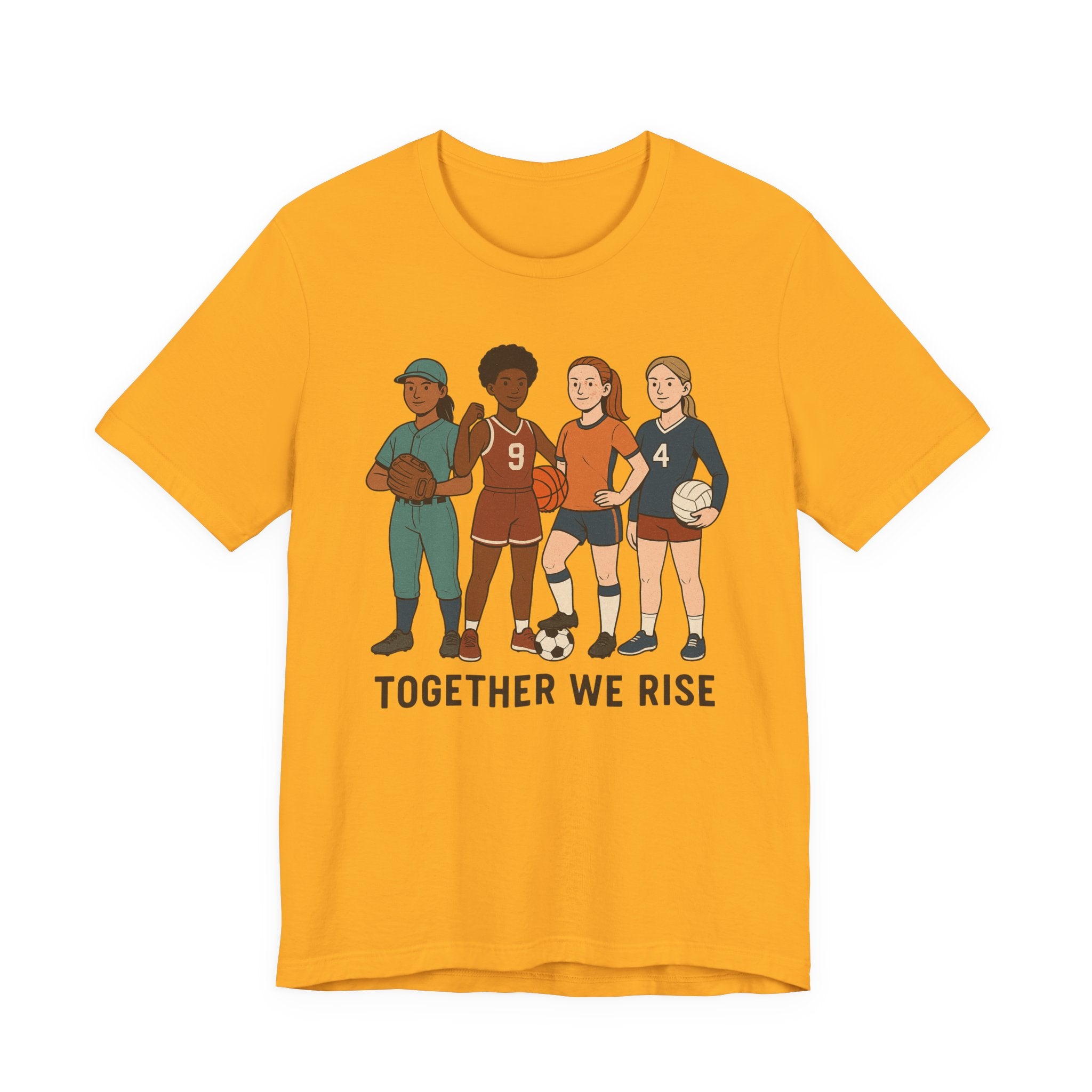 Empowering Together We Rise Tee | Unisex Jersey Short Sleeve T-Shirt