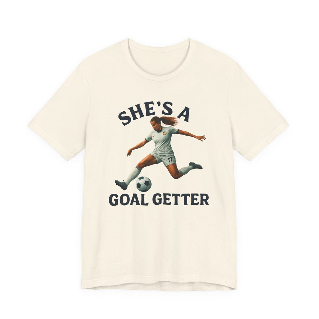Goal Getter Unisex Jersey Tee | Soccer Shirt for Sports Lovers