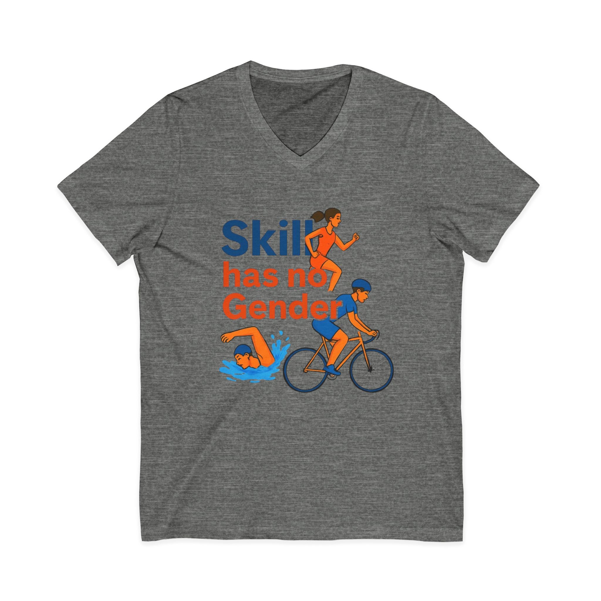 Skill Has No Gender V-Neck Tee