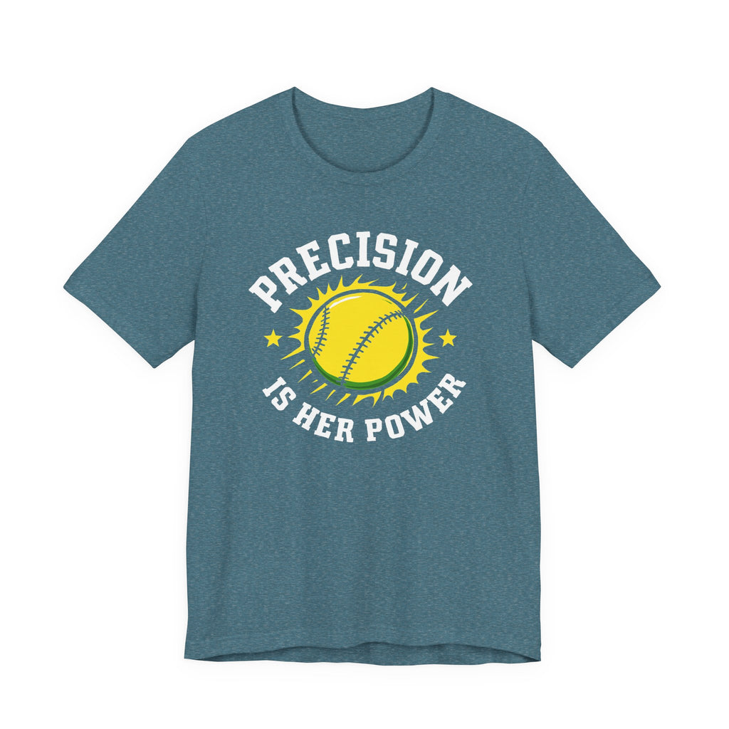 Softball Empowerment Tee - Precision is Her Power