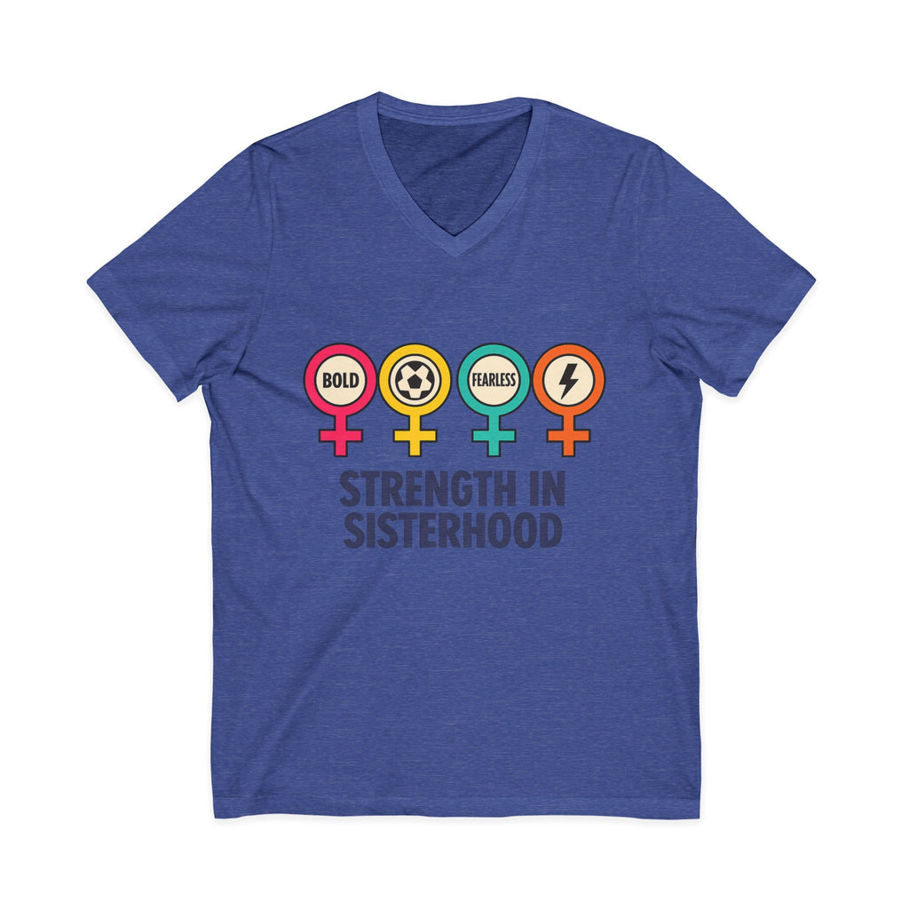 Empowerment V-Neck Tee: Strength in Sisterhood