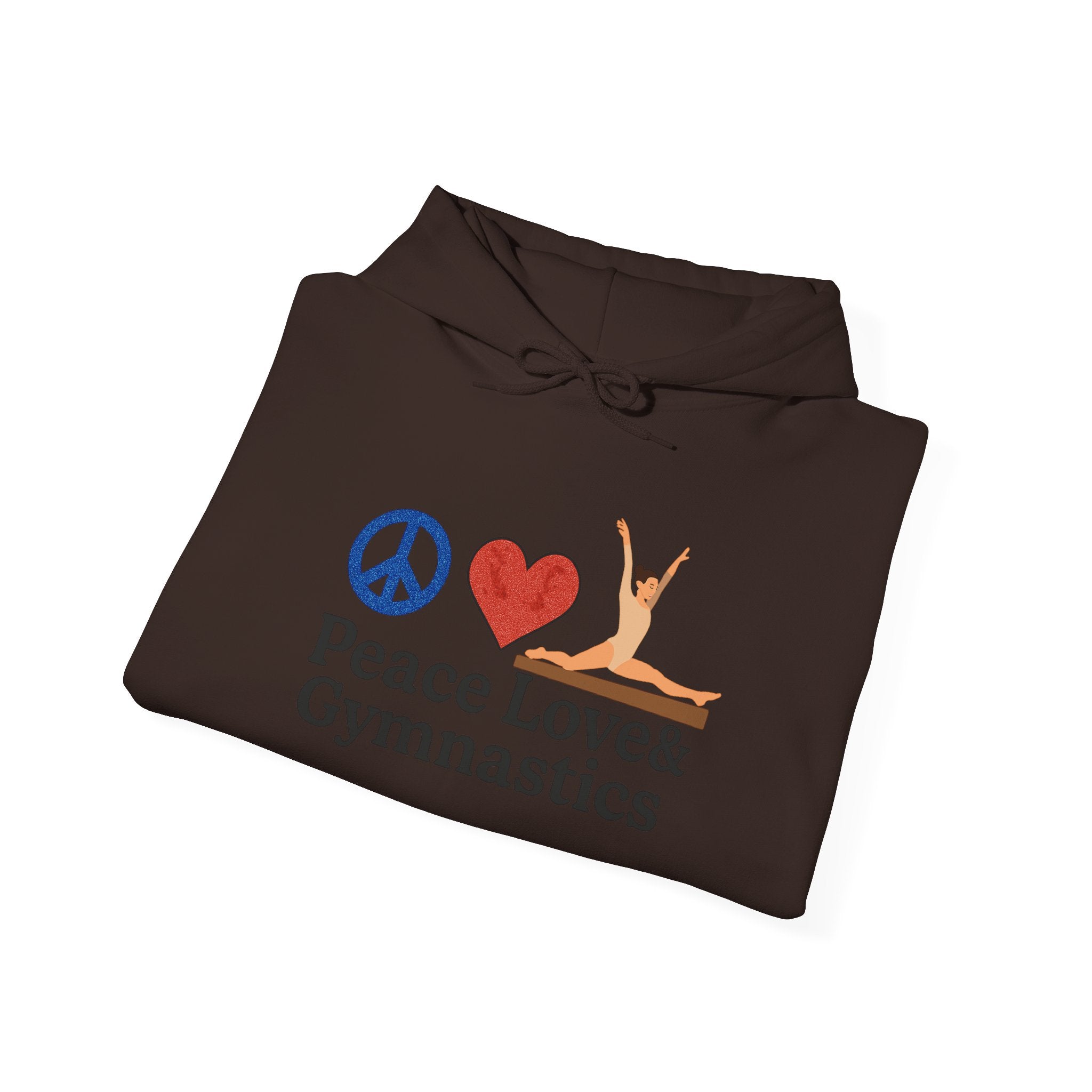 Peace, Love & Gymnastics Hoodie