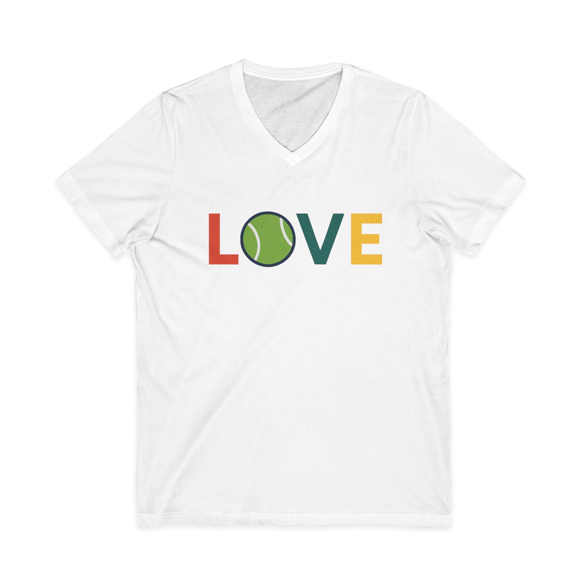 Love Tennis V-Neck Tee