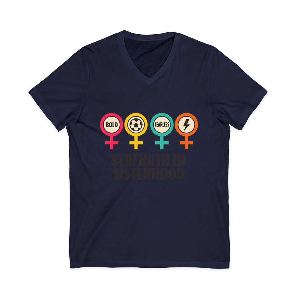 Empowerment V-Neck Tee: Strength in Sisterhood