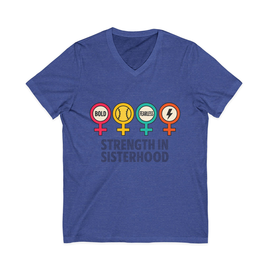 Strength in Sisterhood V-Neck Tee