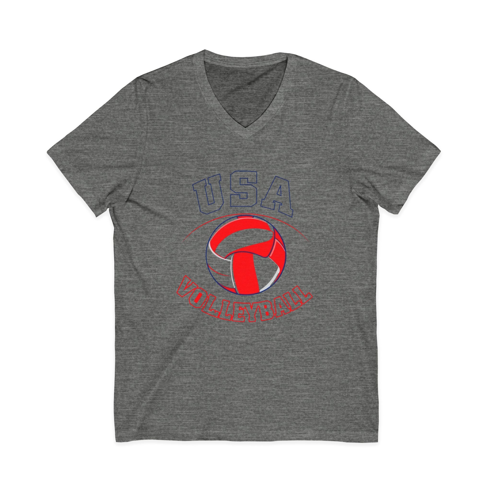 USA Volleyball V-Neck Tee