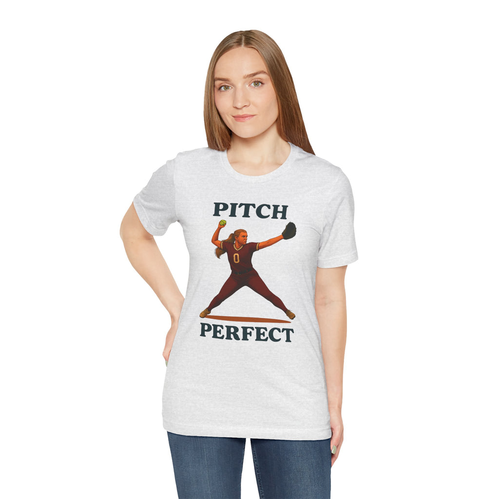 Pitch Perfect Softball Tee, Unisex Jersey T-Shirt