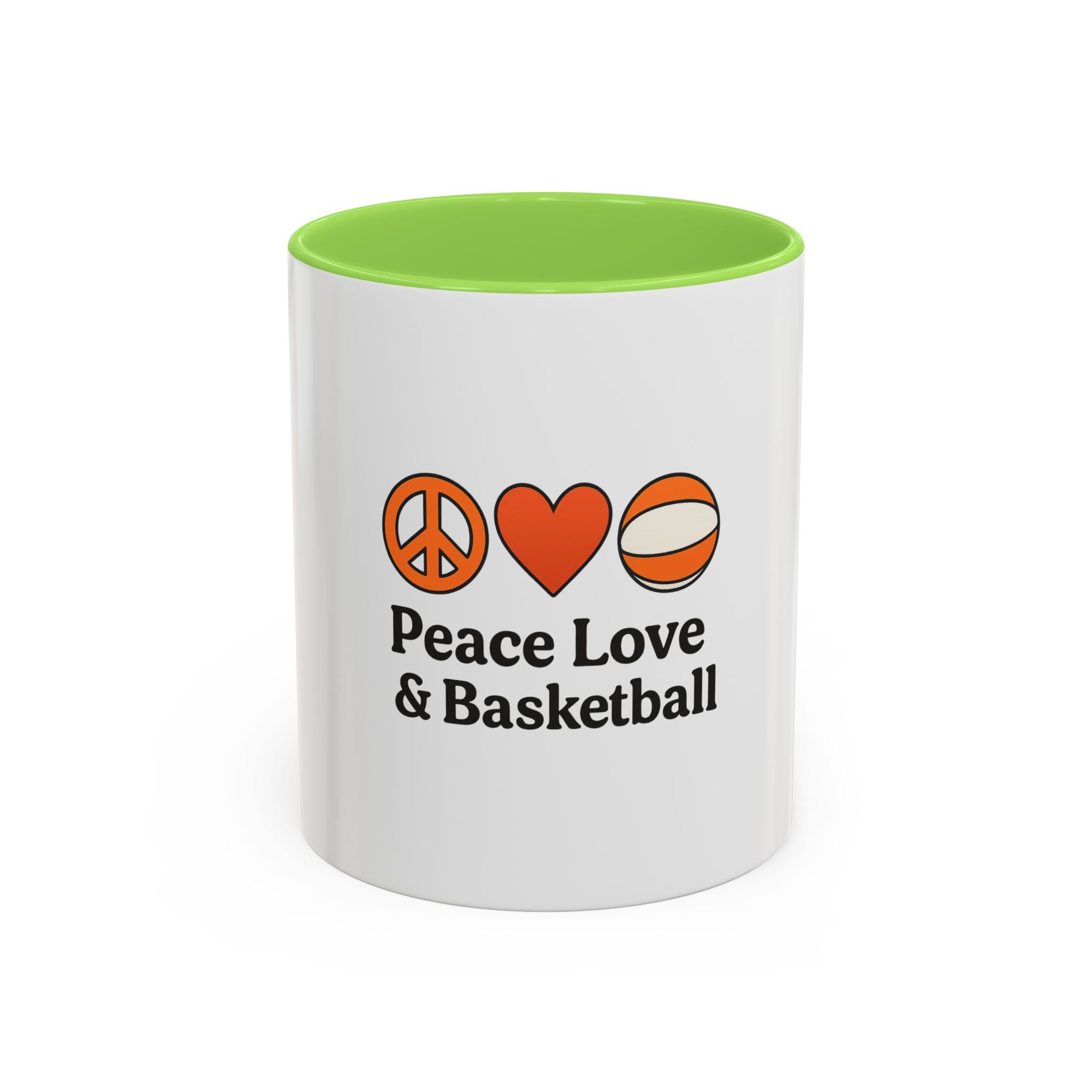 Peace Love Basketball Mug