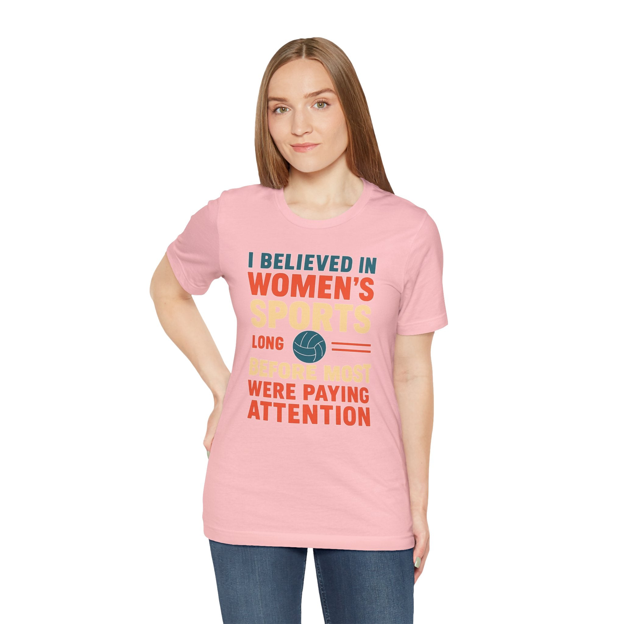 Women's Sports Pride Tee - I believed In Women's Sports