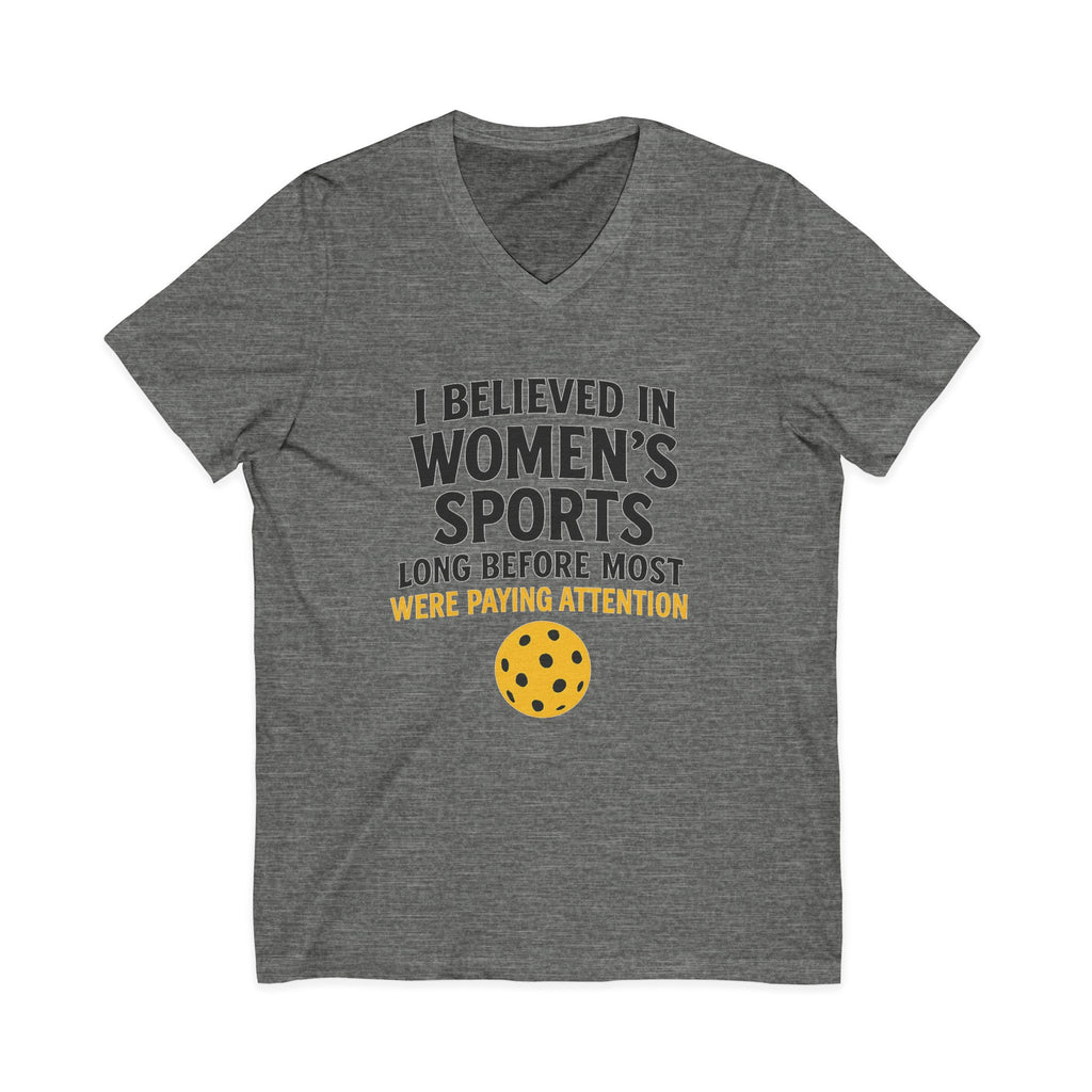 Women's Sports Advocacy V-Neck Tee